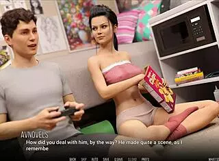 university of problems episode 192 with cute curvy characters in outfits