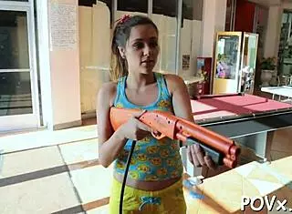 Tattooed Man Pounds Sexy Nymph Hard