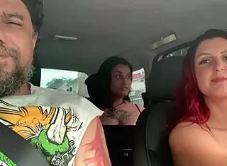 Tattooed Latina Flaunts Big Tits Outdoors