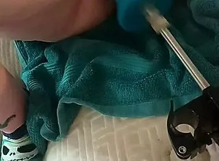 Solo Session With Sex Machine For Relaxation