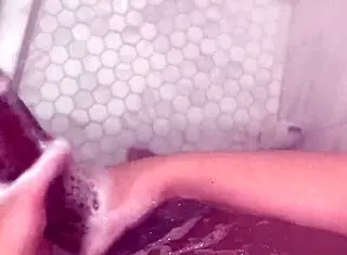 Stepbrother convinces stepsisters to try anal in the shower, huge dick action!