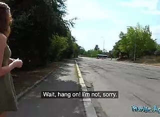 Perfect Natural Tits Flashed.