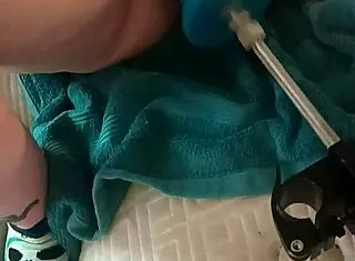 Solo Session With Sex Machine For Relaxation