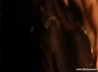 Teasing Nude Brunette Indian Dancer in Erotic Moment