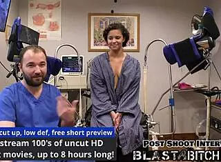 Zdravnik izstreli vročo spermo v pičko Rebel Wyatt za kulisami! 💥