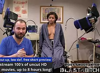 Doctor blasts Rebel Wyatt's pussy with hot cum backstage! 💥