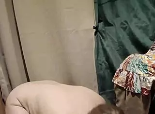 whore flashing and dirty talking in doggystyle orgasm