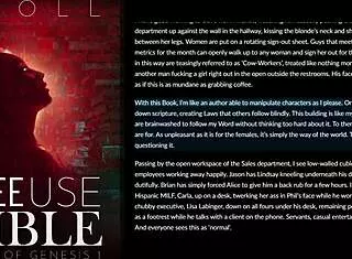 Free-Use Bible Genesis 1 Erotica: Secretary Humiliated with Deepthroat Fucking!