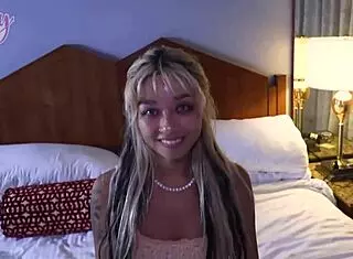 Mr. Brogan bangs gorgeous Gia’s college cunt with huge cock