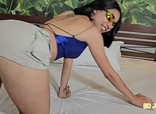 Beautiful mature woman sucking monster cock, fucking, blowjob, sensual black tattoo anal