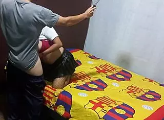 I found my stepmother recording erotically, then she asked for help with the porn video.