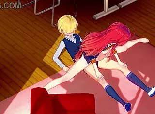 femdom hentai girl dominates her friend