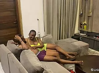 Romantic Christmas Turns NAUGHTY With HARDCORE Black Cock Action!