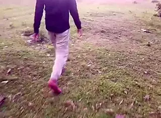 Ever tried outdoor sex like this virgin Indian girlfriend in Hindi video?