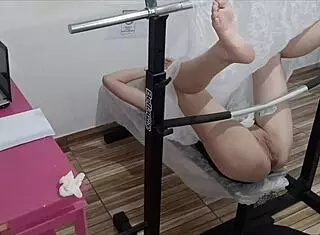 Gynecologist Examines Patient Intensely In Hospital