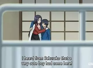 Busty Nurse Fucks Young Patient in Hentai 😍