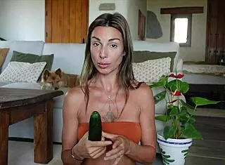 Cute Roxy Fox guides femdom handjob in casting tutorial