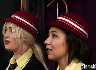 Clothed Students Engaging In Sucking Activities