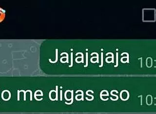 I heat up my girlfriend on WhatsApp, and she gives me twerks on her big ass.