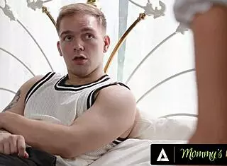 Nurse Bella Rolland shows milf Jennifer White anal perks. Her horny stepson joins for a wild hospital ride.