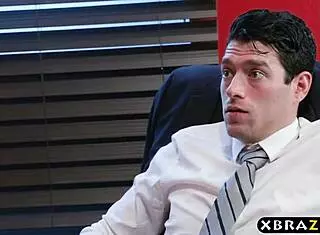 Persuasive Latina Milf In Lingerie At Work