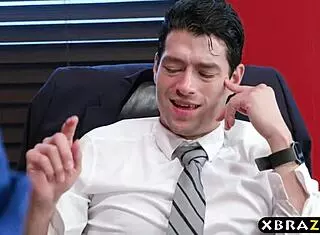 Persuasive Latina Milf In Lingerie At Work