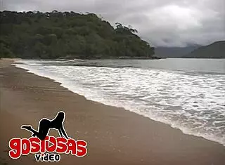 Wild orgy on São Paulo deserted beaches with Jota! 🔥