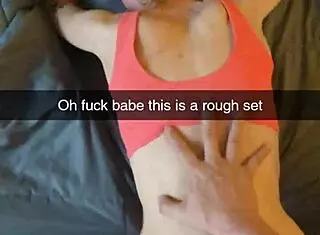 cheating amateur yoga milf fucks fitness instructor on snapchat with creampie finish