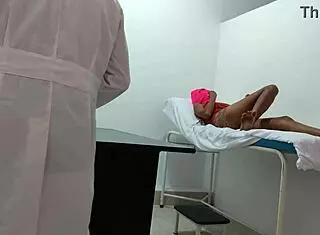 Doctor Delivers Sensual Massage to His Female Patient. Special Care Guaranteed!