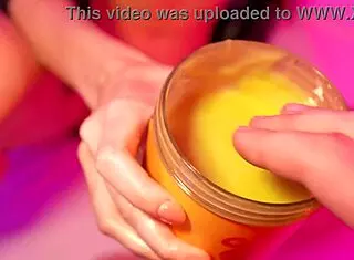 big booby redhead cant resist oily fuckfest with riding footjob handjob halloween