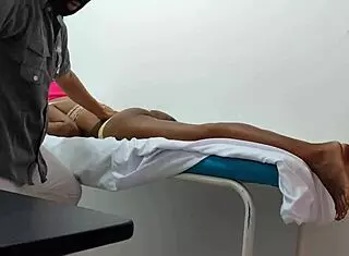 Doctor Delivers Sensual Massage to His Female Patient. Special Care Guaranteed!