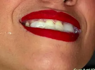 cum on her smile, damn i messed up again