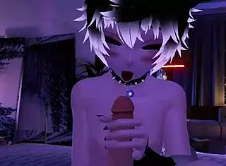 femboy jerks me off and sucks my cock 😘