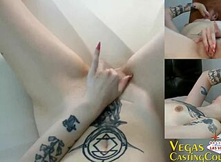 וגאס סטאר רוכבת על זין אחרי עיסוי שמן 😍