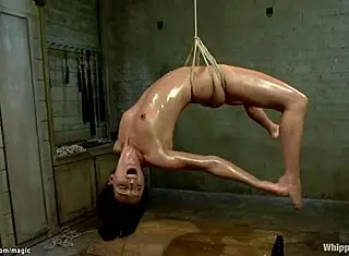 Tight Bodied Lesbian Feels Intense Domination with Whipping, Strapon, and Choking in BDSM Scene