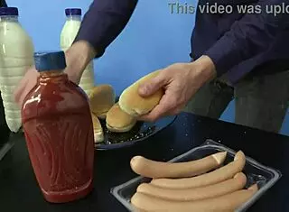 Horny Food Critic Julia North Fucked in 5on1 with DAP, DP, Creampie.