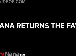 Yo, check this perfect step-granny with big boobs needing sexual relief from step-grandson! 🔥