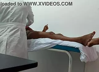 Doctor Delivers Sensual Massage to His Female Patient. Special Care Guaranteed!
