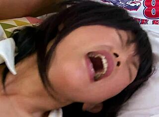 아시안 여자가 강렬한 쓰리섬과 하드코어 키스 갈구하는 야동