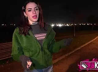 Jessica kate, the shemale queen, is back for a rough anal debut with a skinny young 18+ guy.