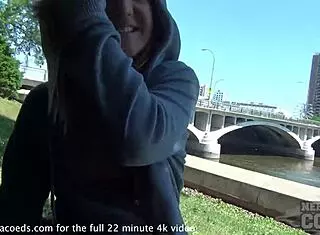 Hot College Student Feels Free Naked In Downtown Cedar Rapids