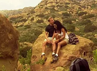 Black Milf Dee Fucked Outdoors by Seth Dickens' Monster Cock, Cumshot in Heels