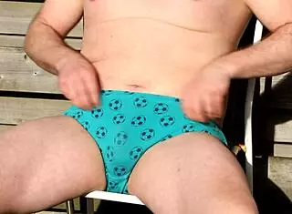 Pissing in my undies and drying in the sun.