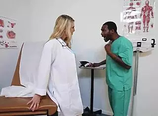 Sluttiest Doctor Joslyn Jane Rides Rome Major. He Cums on Her Big Assets.