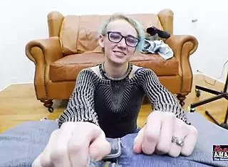 exotic nerdy coed raven, want your wet twat fingered and ass fucked?