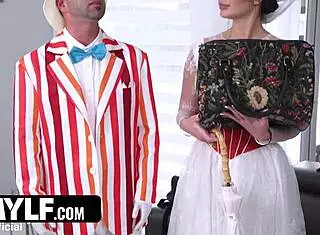 Naughty Nanny's Big Ass In Group Fuck Fest