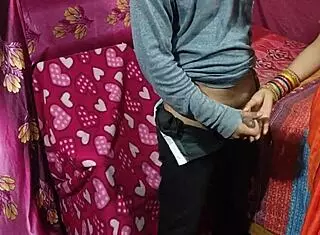 Cute Saree Bhabhi Turns Naughty for Rough Anal After Massage