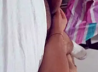 Amateur Fondles Neighbor's Cock Secretly