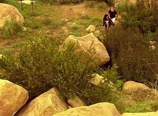 Black Milf Dee Fucked Outdoors by Seth Dickens' Monster Cock, Cumshot in Heels