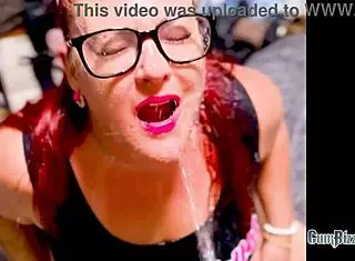 Mommy celebrates Mother's Day by swallowing a huge monster cock